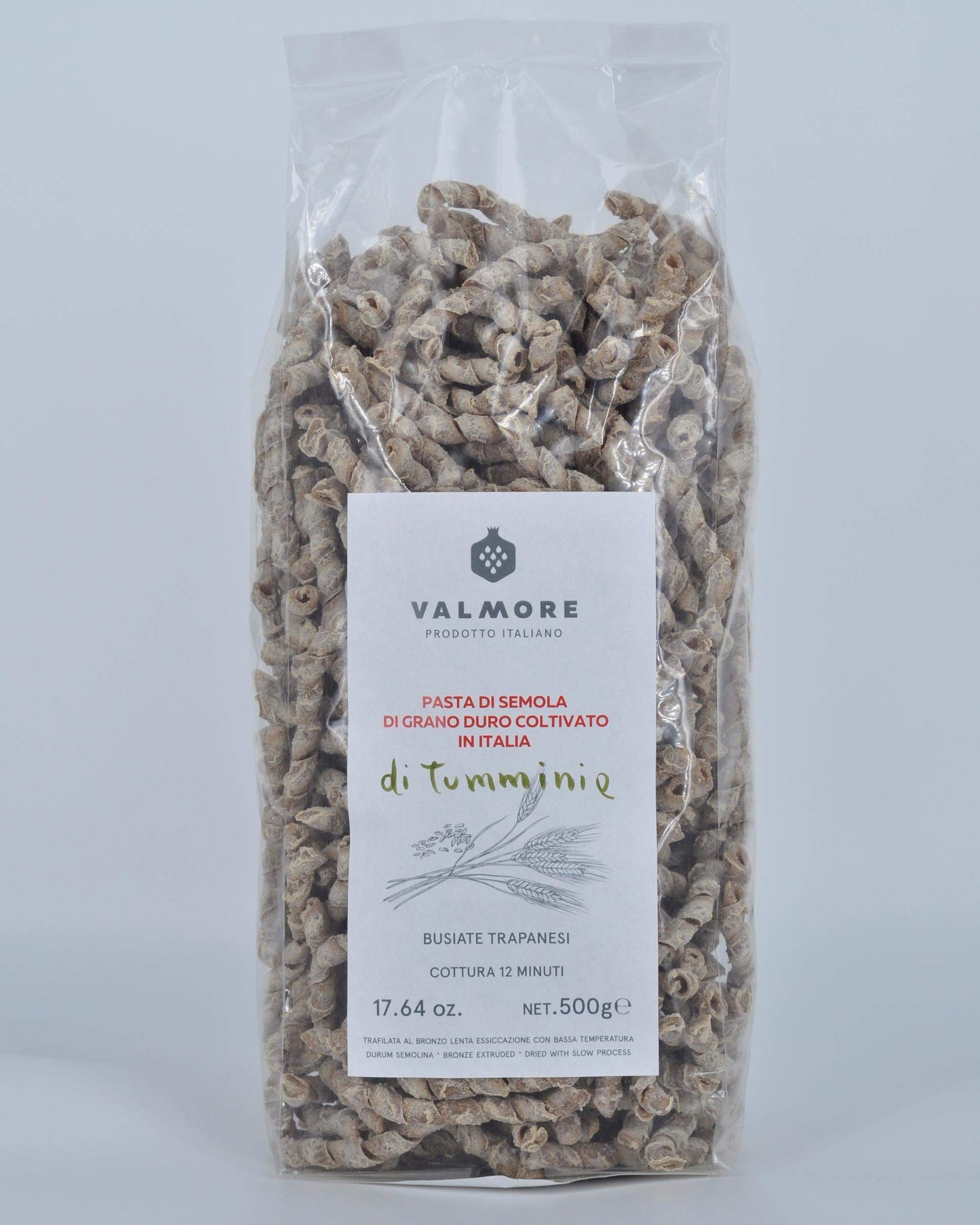 Busiate trapanesi - pasta di semola di grano duro con Tumminia