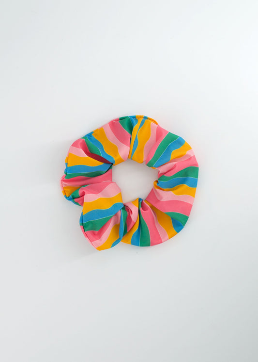 Favignana Handmade Scrunchie · Clear Waves · Made in Italy