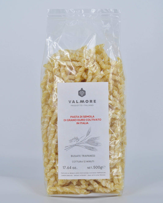 Busiate trapanesi - pasta di semola di grano duro 100% italiano