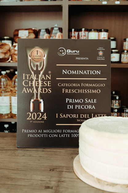 Pecorino Primo Sale – Formaggio Siciliano Fresco con Latte Crudo