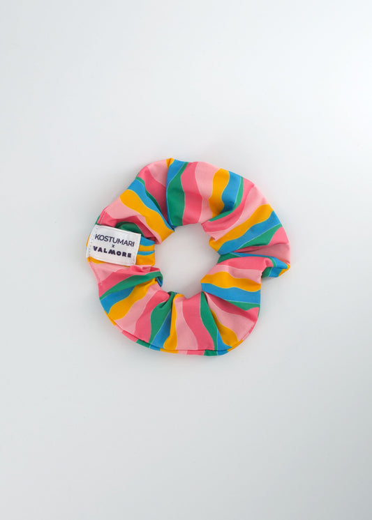 Favignana Handmade Scrunchie · Clear Waves · Made in Italy