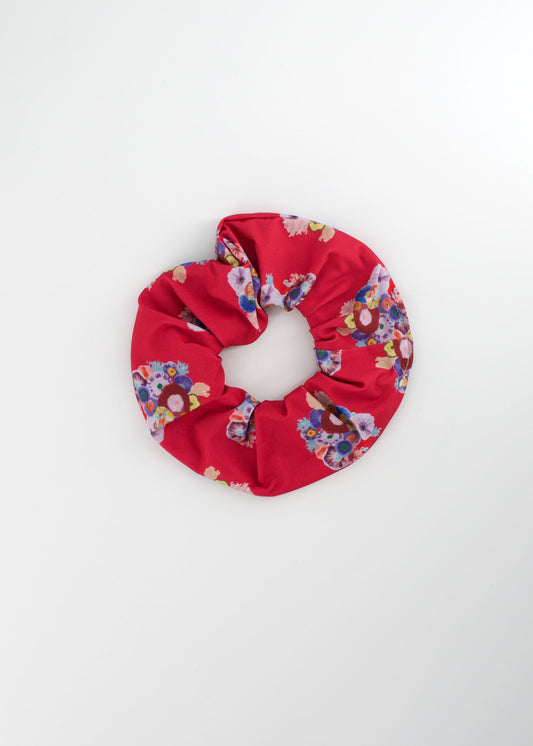 Favignana Handmade Scrunchie · Coral · Made in Italy