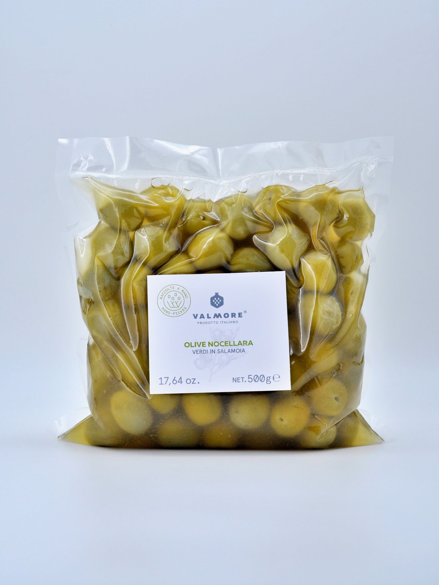 Olive verdi Nocellara del Belice in salamoia, 500g