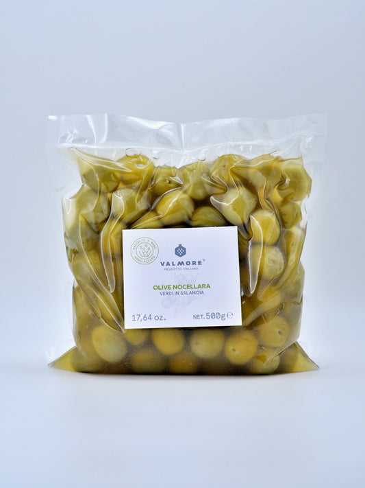 Green Olives Nocellara del Belice in Brine, 500g