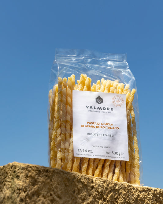 Long Busiate Trapanesi Sicilian Durum Wheat Pasta, 500g