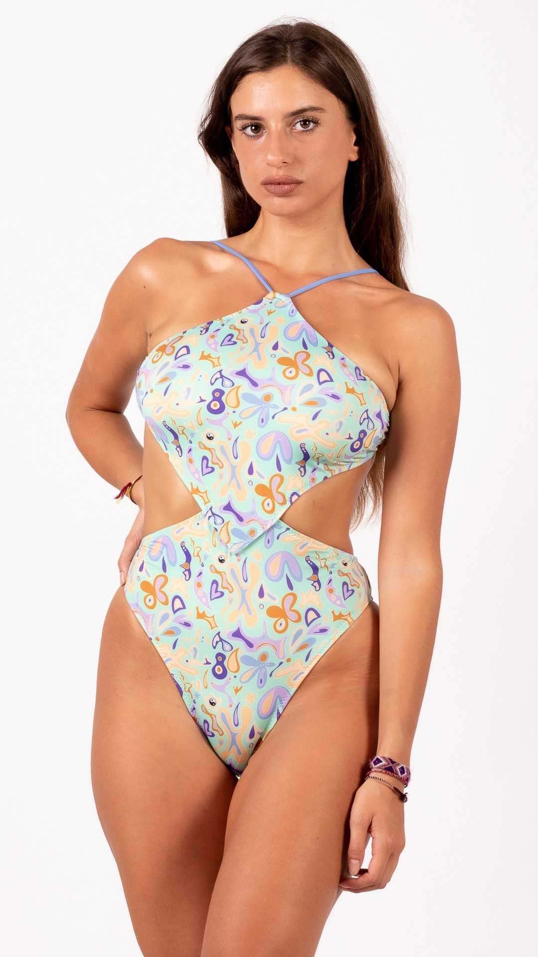 Damen-Badeanzug Hippie – Eva von Kostumari